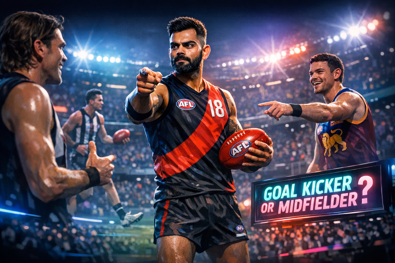 AFL Figures Assign Imaginary Roles to Virat Kohli in Viral Exchange